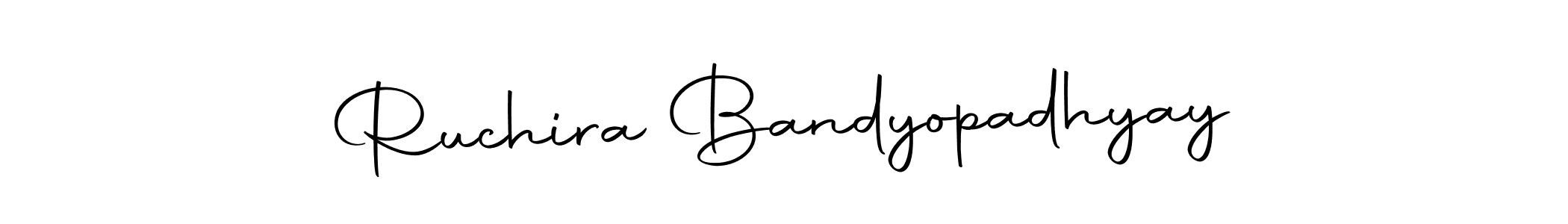 Ruchira Bandyopadhyay stylish signature style. Best Handwritten Sign (Autography-DOLnW) for my name. Handwritten Signature Collection Ideas for my name Ruchira Bandyopadhyay. Ruchira Bandyopadhyay signature style 10 images and pictures png