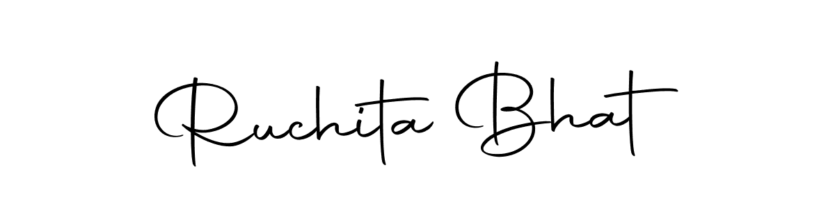 Make a beautiful signature design for name Ruchita Bhat. Use this online signature maker to create a handwritten signature for free. Ruchita Bhat signature style 10 images and pictures png