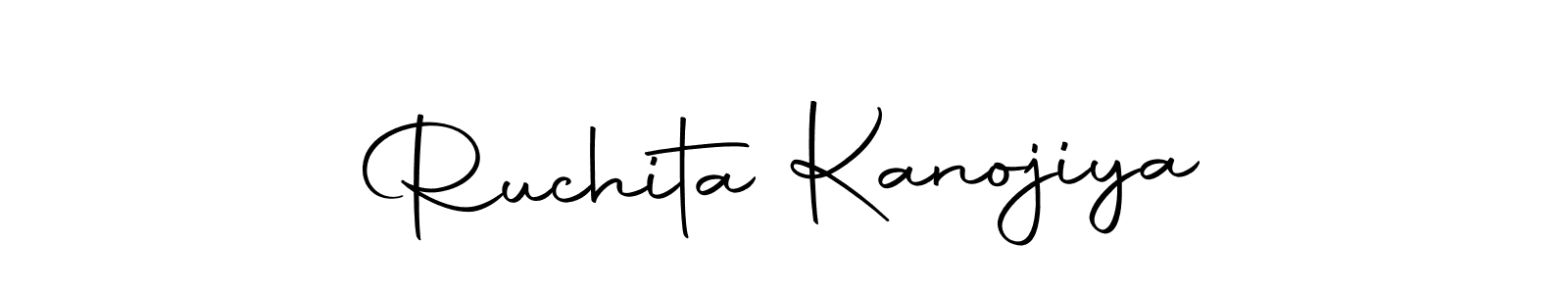 Make a short Ruchita Kanojiya signature style. Manage your documents anywhere anytime using Autography-DOLnW. Create and add eSignatures, submit forms, share and send files easily. Ruchita Kanojiya signature style 10 images and pictures png