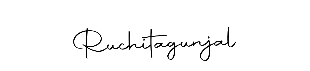 It looks lik you need a new signature style for name Ruchitagunjal. Design unique handwritten (Autography-DOLnW) signature with our free signature maker in just a few clicks. Ruchitagunjal signature style 10 images and pictures png