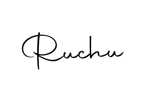 Also we have Ruchu name is the best signature style. Create professional handwritten signature collection using Autography-DOLnW autograph style. Ruchu signature style 10 images and pictures png