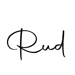 Use a signature maker to create a handwritten signature online. With this signature software, you can design (Autography-DOLnW) your own signature for name Rud. Rud signature style 10 images and pictures png