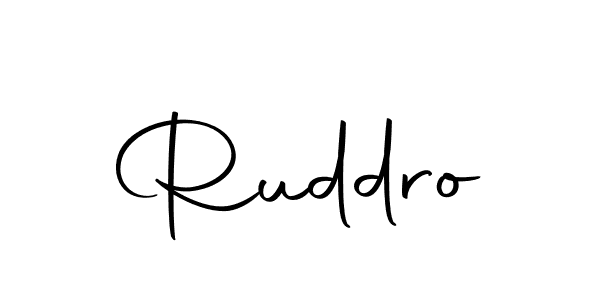 Ruddro stylish signature style. Best Handwritten Sign (Autography-DOLnW) for my name. Handwritten Signature Collection Ideas for my name Ruddro. Ruddro signature style 10 images and pictures png