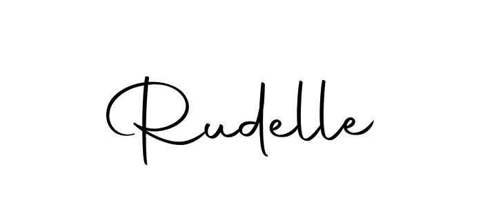 Rudelle stylish signature style. Best Handwritten Sign (Autography-DOLnW) for my name. Handwritten Signature Collection Ideas for my name Rudelle. Rudelle signature style 10 images and pictures png