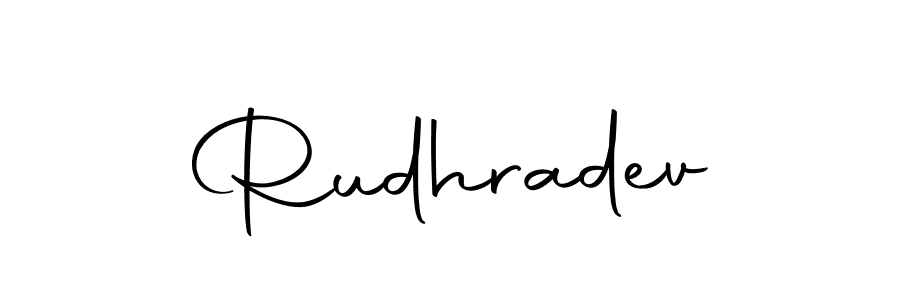 How to make Rudhradev signature? Autography-DOLnW is a professional autograph style. Create handwritten signature for Rudhradev name. Rudhradev signature style 10 images and pictures png