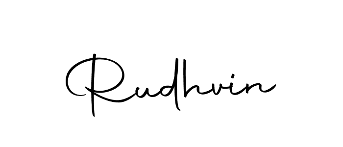 You should practise on your own different ways (Autography-DOLnW) to write your name (Rudhvin) in signature. don't let someone else do it for you. Rudhvin signature style 10 images and pictures png