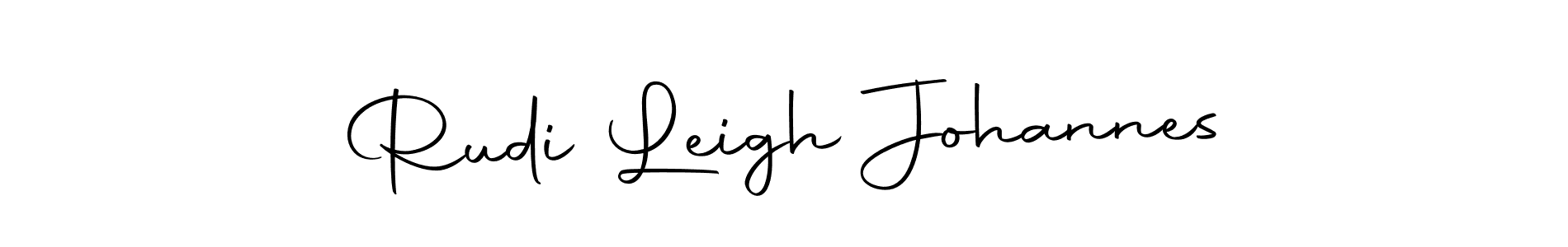 Make a beautiful signature design for name Rudi Leigh Johannes. With this signature (Autography-DOLnW) style, you can create a handwritten signature for free. Rudi Leigh Johannes signature style 10 images and pictures png