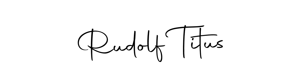 Use a signature maker to create a handwritten signature online. With this signature software, you can design (Autography-DOLnW) your own signature for name Rudolf Titus. Rudolf Titus signature style 10 images and pictures png