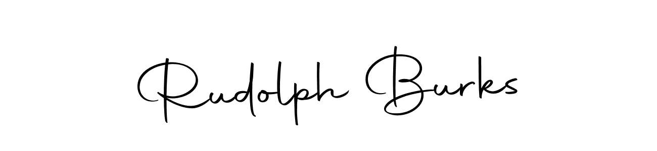 Design your own signature with our free online signature maker. With this signature software, you can create a handwritten (Autography-DOLnW) signature for name Rudolph Burks. Rudolph Burks signature style 10 images and pictures png