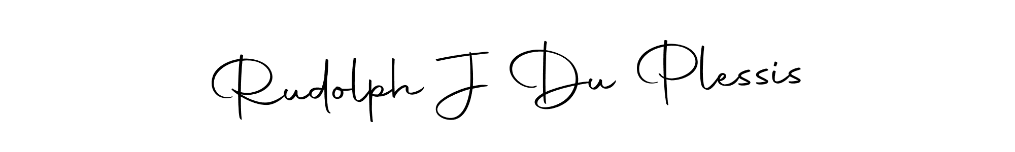 How to make Rudolph J Du Plessis signature? Autography-DOLnW is a professional autograph style. Create handwritten signature for Rudolph J Du Plessis name. Rudolph J Du Plessis signature style 10 images and pictures png