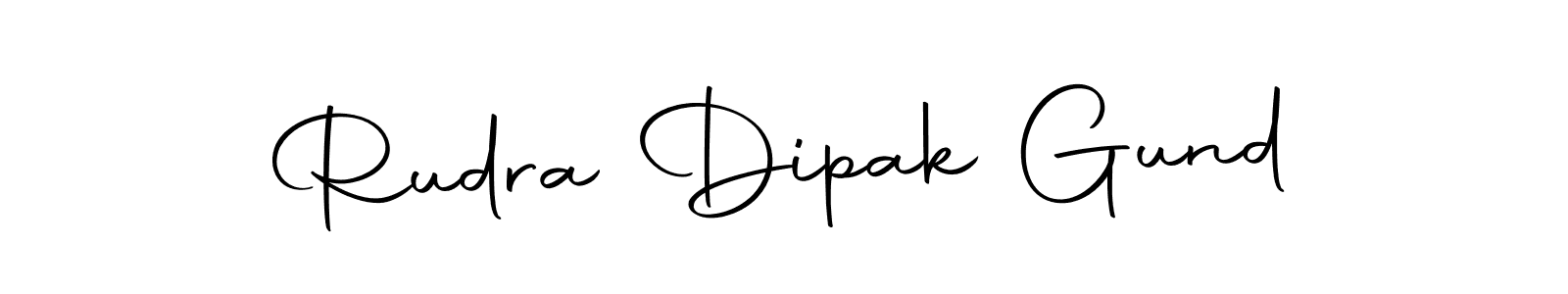 This is the best signature style for the Rudra Dipak Gund name. Also you like these signature font (Autography-DOLnW). Mix name signature. Rudra Dipak Gund signature style 10 images and pictures png