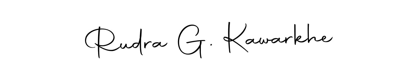 You can use this online signature creator to create a handwritten signature for the name Rudra G. Kawarkhe. This is the best online autograph maker. Rudra G. Kawarkhe signature style 10 images and pictures png