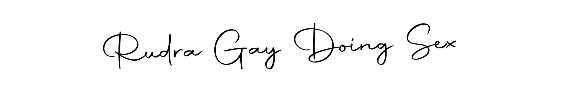 Design your own signature with our free online signature maker. With this signature software, you can create a handwritten (Autography-DOLnW) signature for name Rudra Gay Doing Sex. Rudra Gay Doing Sex signature style 10 images and pictures png