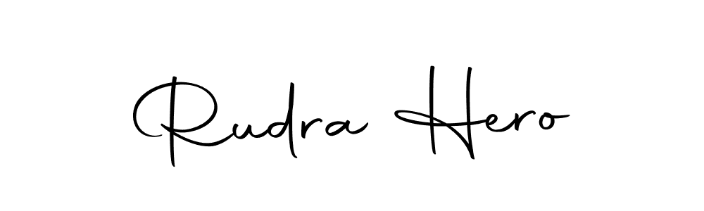 Make a beautiful signature design for name Rudra Hero. Use this online signature maker to create a handwritten signature for free. Rudra Hero signature style 10 images and pictures png