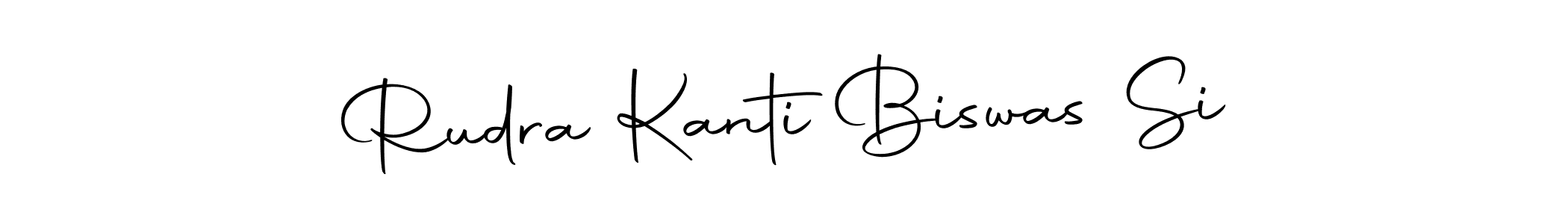 How to make Rudra Kanti Biswas Si name signature. Use Autography-DOLnW style for creating short signs online. This is the latest handwritten sign. Rudra Kanti Biswas Si signature style 10 images and pictures png