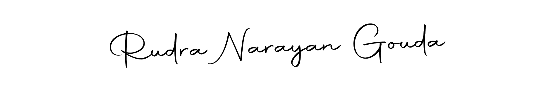 Also we have Rudra Narayan Gouda name is the best signature style. Create professional handwritten signature collection using Autography-DOLnW autograph style. Rudra Narayan Gouda signature style 10 images and pictures png