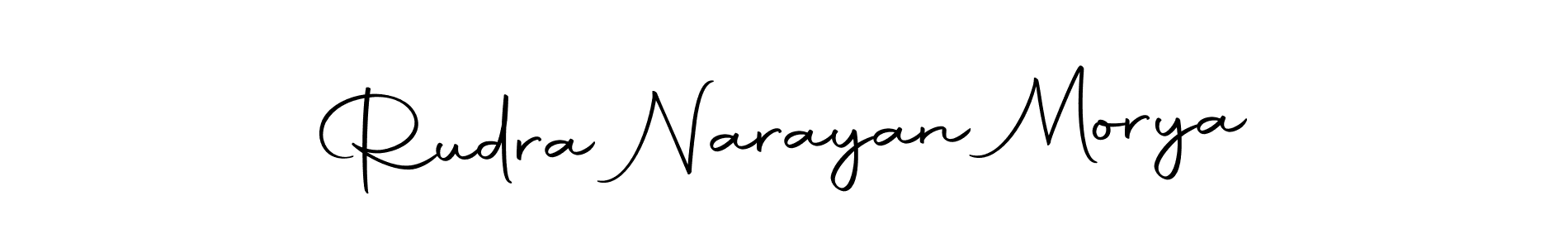 Create a beautiful signature design for name Rudra Narayan Morya. With this signature (Autography-DOLnW) fonts, you can make a handwritten signature for free. Rudra Narayan Morya signature style 10 images and pictures png
