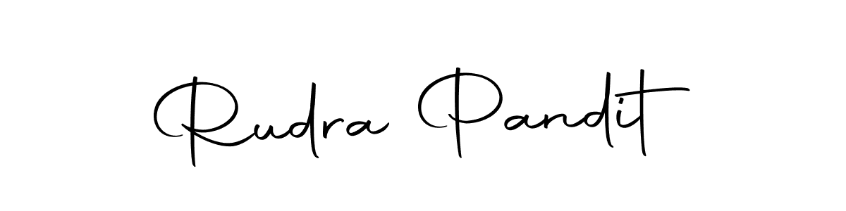 Rudra Pandit stylish signature style. Best Handwritten Sign (Autography-DOLnW) for my name. Handwritten Signature Collection Ideas for my name Rudra Pandit. Rudra Pandit signature style 10 images and pictures png