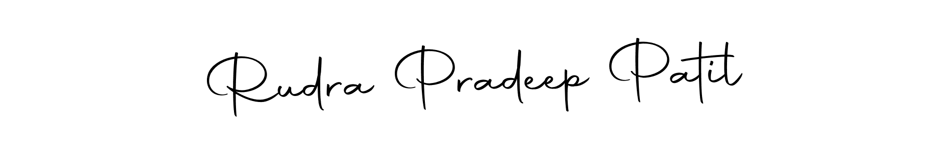 Use a signature maker to create a handwritten signature online. With this signature software, you can design (Autography-DOLnW) your own signature for name Rudra Pradeep Patil. Rudra Pradeep Patil signature style 10 images and pictures png