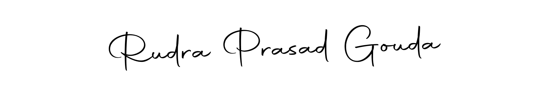 Make a beautiful signature design for name Rudra Prasad Gouda. With this signature (Autography-DOLnW) style, you can create a handwritten signature for free. Rudra Prasad Gouda signature style 10 images and pictures png
