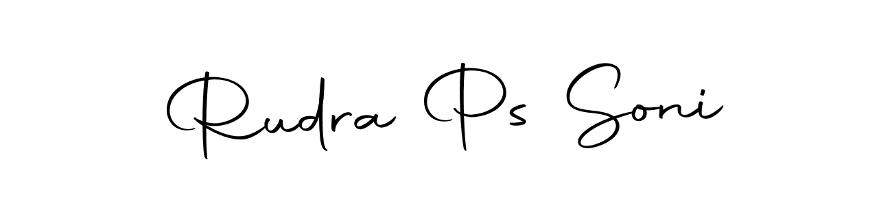 It looks lik you need a new signature style for name Rudra Ps Soni. Design unique handwritten (Autography-DOLnW) signature with our free signature maker in just a few clicks. Rudra Ps Soni signature style 10 images and pictures png