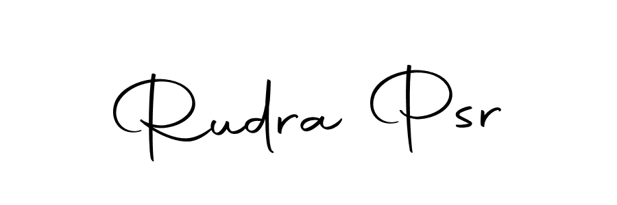 Make a beautiful signature design for name Rudra Psr. With this signature (Autography-DOLnW) style, you can create a handwritten signature for free. Rudra Psr signature style 10 images and pictures png