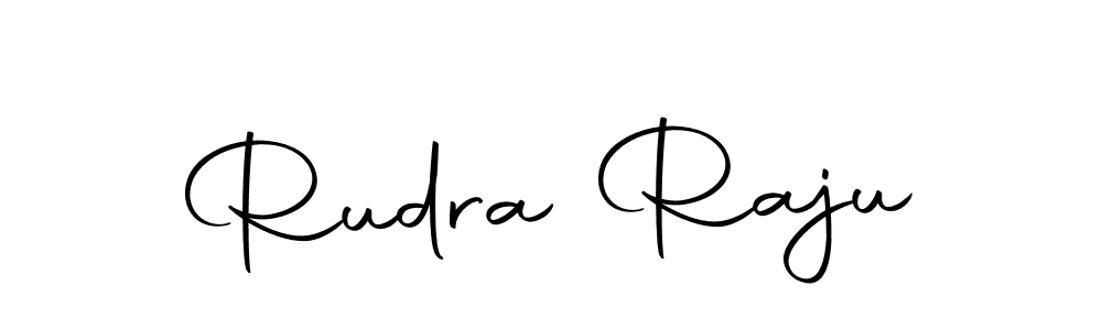 Autography-DOLnW is a professional signature style that is perfect for those who want to add a touch of class to their signature. It is also a great choice for those who want to make their signature more unique. Get Rudra Raju name to fancy signature for free. Rudra Raju signature style 10 images and pictures png