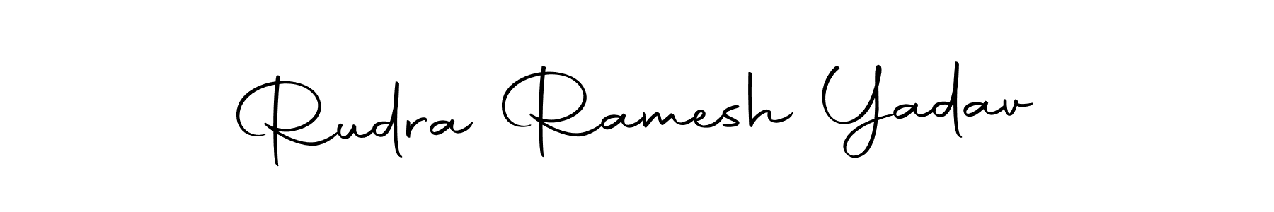 You should practise on your own different ways (Autography-DOLnW) to write your name (Rudra Ramesh Yadav) in signature. don't let someone else do it for you. Rudra Ramesh Yadav signature style 10 images and pictures png