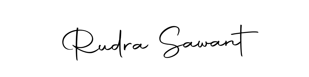 Use a signature maker to create a handwritten signature online. With this signature software, you can design (Autography-DOLnW) your own signature for name Rudra Sawant. Rudra Sawant signature style 10 images and pictures png