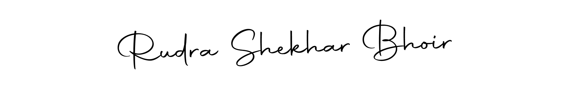 The best way (Autography-DOLnW) to make a short signature is to pick only two or three words in your name. The name Rudra Shekhar Bhoir include a total of six letters. For converting this name. Rudra Shekhar Bhoir signature style 10 images and pictures png