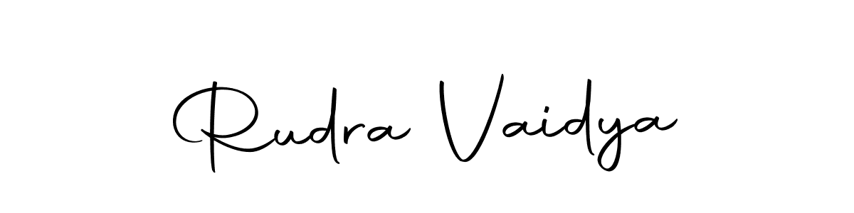 Rudra Vaidya stylish signature style. Best Handwritten Sign (Autography-DOLnW) for my name. Handwritten Signature Collection Ideas for my name Rudra Vaidya. Rudra Vaidya signature style 10 images and pictures png