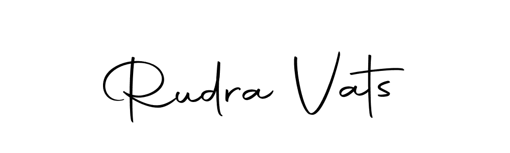 How to make Rudra Vats signature? Autography-DOLnW is a professional autograph style. Create handwritten signature for Rudra Vats name. Rudra Vats signature style 10 images and pictures png