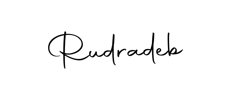 Design your own signature with our free online signature maker. With this signature software, you can create a handwritten (Autography-DOLnW) signature for name Rudradeb. Rudradeb signature style 10 images and pictures png