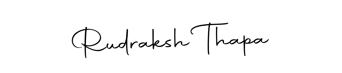 if you are searching for the best signature style for your name Rudraksh Thapa. so please give up your signature search. here we have designed multiple signature styles  using Autography-DOLnW. Rudraksh Thapa signature style 10 images and pictures png