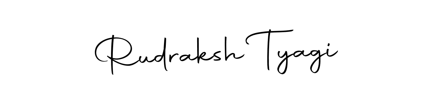 The best way (Autography-DOLnW) to make a short signature is to pick only two or three words in your name. The name Rudraksh Tyagi include a total of six letters. For converting this name. Rudraksh Tyagi signature style 10 images and pictures png