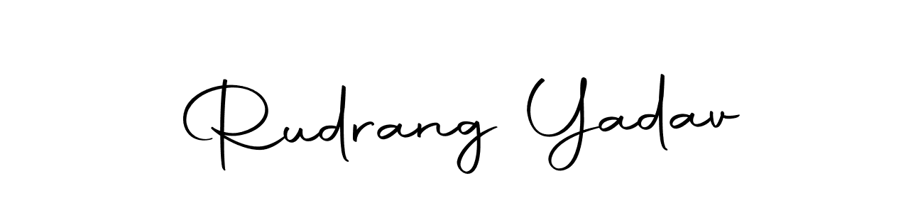 You can use this online signature creator to create a handwritten signature for the name Rudrang Yadav. This is the best online autograph maker. Rudrang Yadav signature style 10 images and pictures png