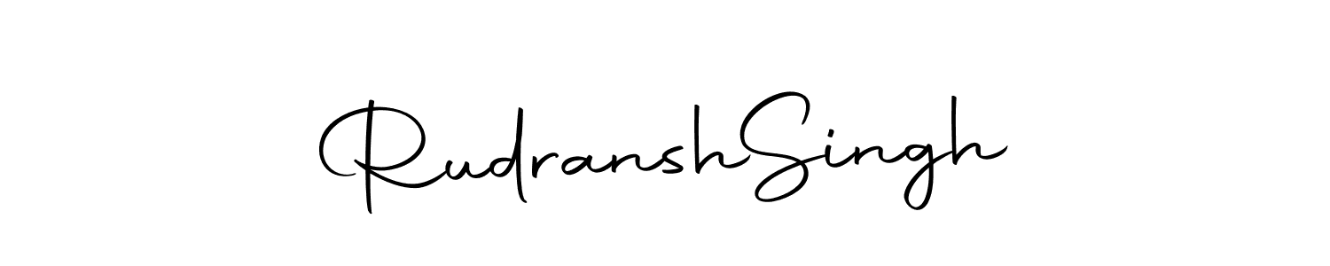 Also You can easily find your signature by using the search form. We will create Rudransh  Singh name handwritten signature images for you free of cost using Autography-DOLnW sign style. Rudransh  Singh signature style 10 images and pictures png