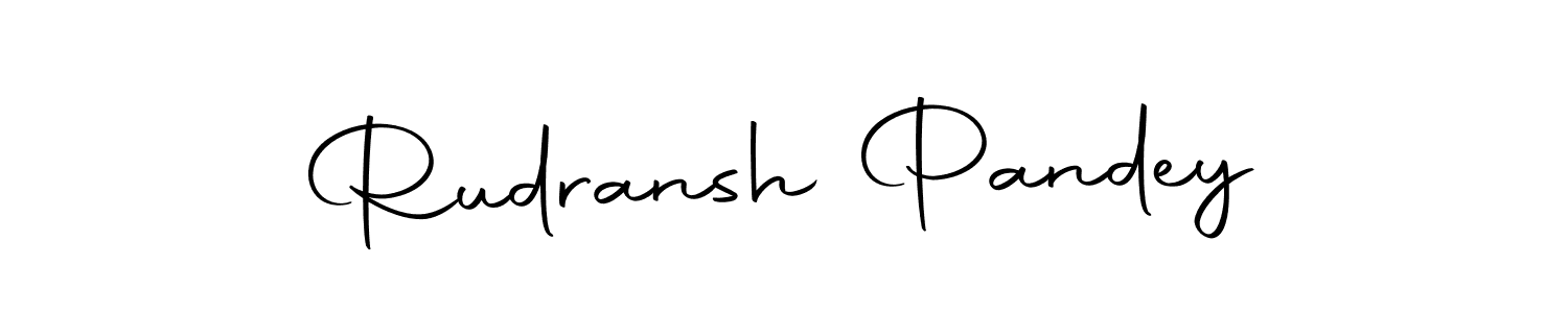 Also we have Rudransh Pandey name is the best signature style. Create professional handwritten signature collection using Autography-DOLnW autograph style. Rudransh Pandey signature style 10 images and pictures png