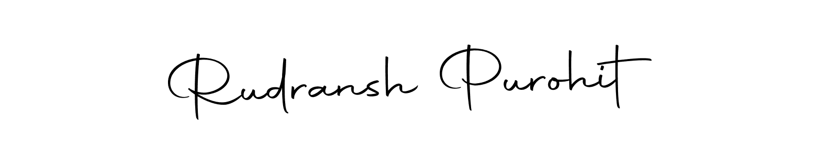 Make a beautiful signature design for name Rudransh Purohit. With this signature (Autography-DOLnW) style, you can create a handwritten signature for free. Rudransh Purohit signature style 10 images and pictures png