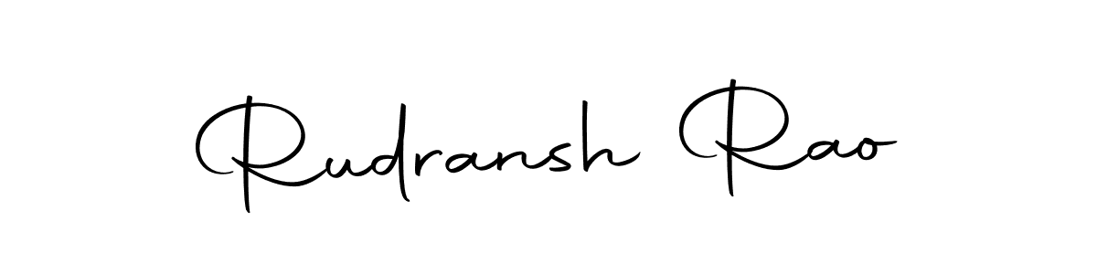 You should practise on your own different ways (Autography-DOLnW) to write your name (Rudransh Rao) in signature. don't let someone else do it for you. Rudransh Rao signature style 10 images and pictures png