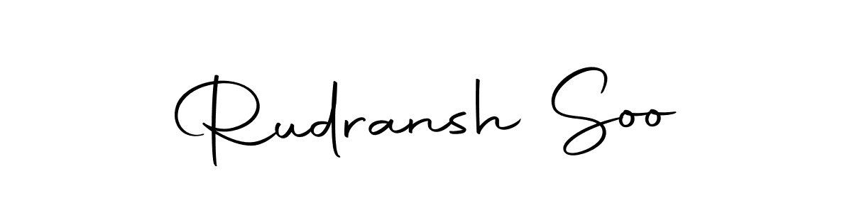 Here are the top 10 professional signature styles for the name Rudransh Soo. These are the best autograph styles you can use for your name. Rudransh Soo signature style 10 images and pictures png