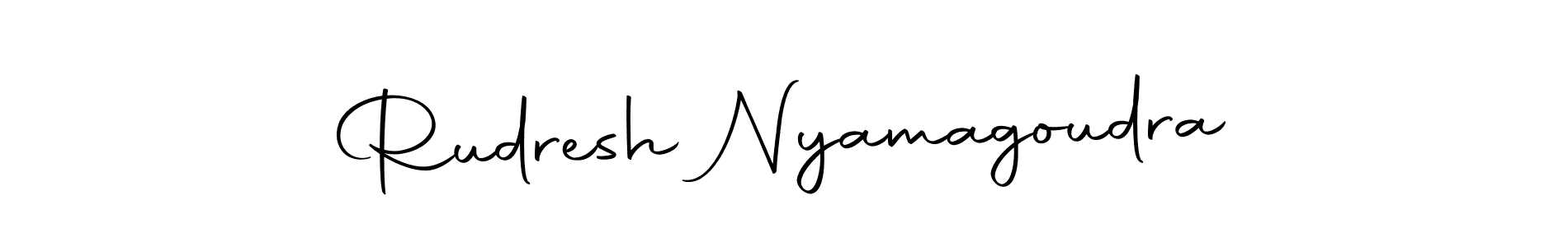 Make a beautiful signature design for name Rudresh Nyamagoudra. Use this online signature maker to create a handwritten signature for free. Rudresh Nyamagoudra signature style 10 images and pictures png