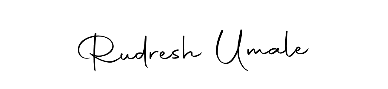 Also we have Rudresh Umale name is the best signature style. Create professional handwritten signature collection using Autography-DOLnW autograph style. Rudresh Umale signature style 10 images and pictures png