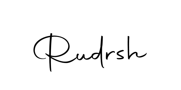 Create a beautiful signature design for name Rudrsh. With this signature (Autography-DOLnW) fonts, you can make a handwritten signature for free. Rudrsh signature style 10 images and pictures png