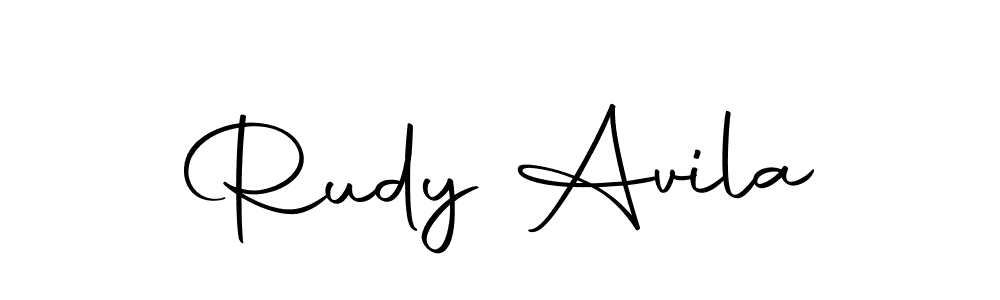 This is the best signature style for the Rudy Avila name. Also you like these signature font (Autography-DOLnW). Mix name signature. Rudy Avila signature style 10 images and pictures png