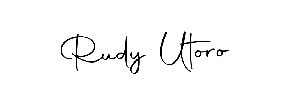 You can use this online signature creator to create a handwritten signature for the name Rudy Utoro. This is the best online autograph maker. Rudy Utoro signature style 10 images and pictures png