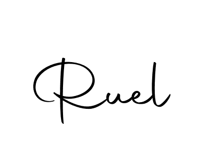 You should practise on your own different ways (Autography-DOLnW) to write your name (Ruel) in signature. don't let someone else do it for you. Ruel signature style 10 images and pictures png