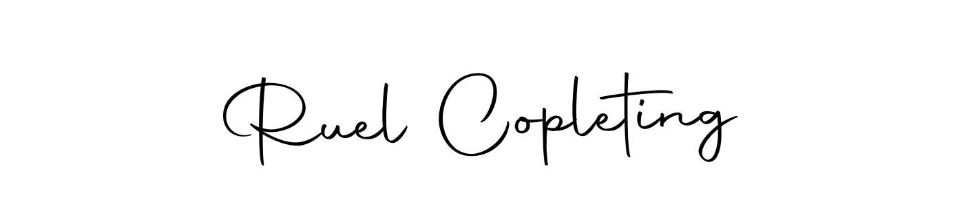 Also You can easily find your signature by using the search form. We will create Ruel Copleting name handwritten signature images for you free of cost using Autography-DOLnW sign style. Ruel Copleting signature style 10 images and pictures png