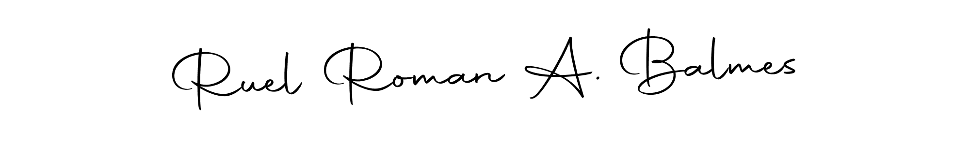 Similarly Autography-DOLnW is the best handwritten signature design. Signature creator online .You can use it as an online autograph creator for name Ruel Roman A. Balmes. Ruel Roman A. Balmes signature style 10 images and pictures png