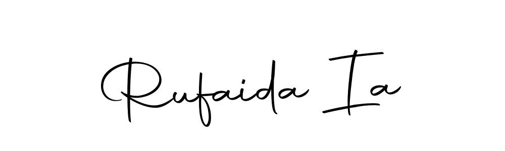 Make a beautiful signature design for name Rufaida Ia. With this signature (Autography-DOLnW) style, you can create a handwritten signature for free. Rufaida Ia signature style 10 images and pictures png
